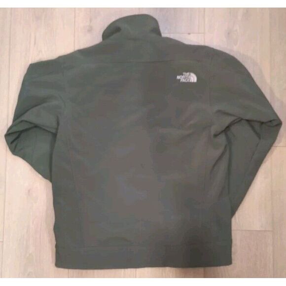 Men's North Face Soft Shell Jacket Green With Fleece Lining Size Small - Picture 2 of 10